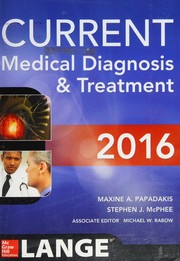CURRENT Medical Diagnosis and Treatment 2016
