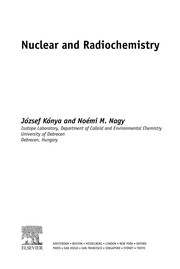 Nuclear and radiochemistry