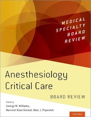 Anesthesiology Critical Care Board Review