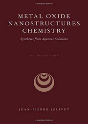 Metal Oxide Nanostructures Chemistry