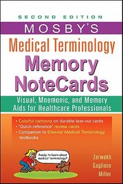 Mosbys Medical Terminology Memory NoteCards Memory Notecards