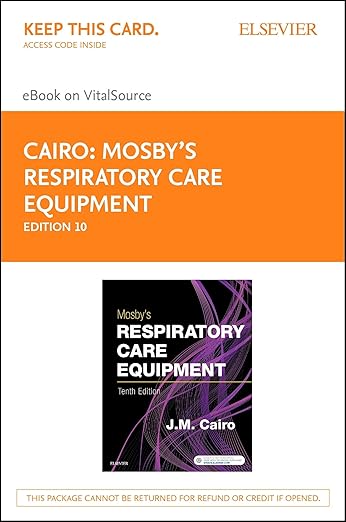 Mosby's Respiratory Care Equipment