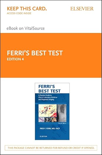 Ferri's Best Test Elsevier eBook on VitalSource: Ferri's Best Test Elsevier eBook on VitalSource