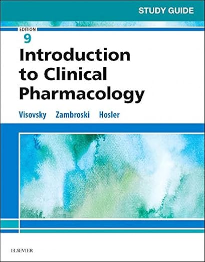 Study Guide for Introduction to Clinical Pharmacology