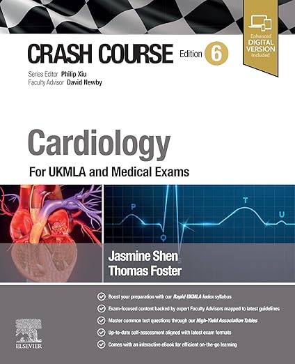 Crash Course Cardiology: For UKMLA and Medical Exams