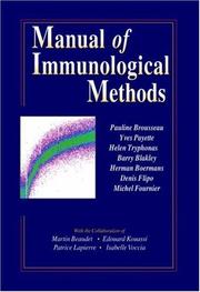 Manual of immunological methods