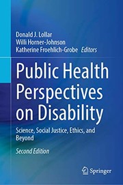 Public Health Perspectives on Disability