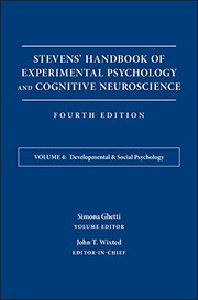Stevens' Handbook of Experimental Psychology and Cognitive Neuroscience Vol. 4