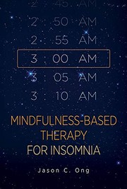 Mindfulness-Based Therapy for Insomnia