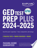 GED Test Prep Plus 2024-2025: Includes a Diagnostic Pretest, 2 Full Length Practice Tests, 1000+ Practice Questions, and 60+ Online Videos