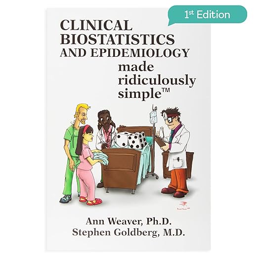 Clinical bioestatistics and epidemiology made ridiculously simple