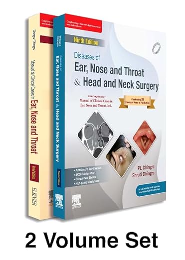 Diseases of Ear, Nose & Throat and Head & Neck Surgery, 9e with Manual of Clinical Cases in Ear, Nose and Throat, 3e