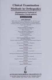Clinical examination methods in orthopedics