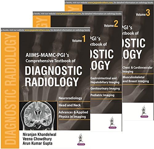 AIIMS MAMC - PGI's Comprehensive Textbook of Diagnostic Radiology 3 Volumes