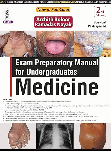 Exam Preparatory Manual for Undergraduates