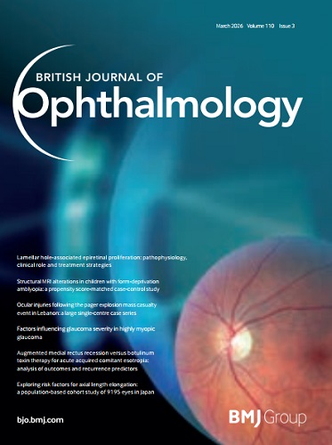 British Journal of Ophthalmology 2026 Full Archives TRUE PDF