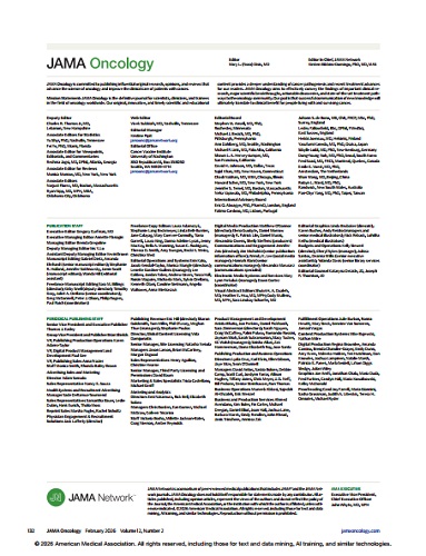 JAMA Oncology 2026 Full Archives TRUE PDF