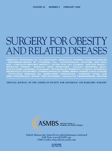 Surgery for Obesity and Related Diseases 2026 Full Archives TRUE PDF