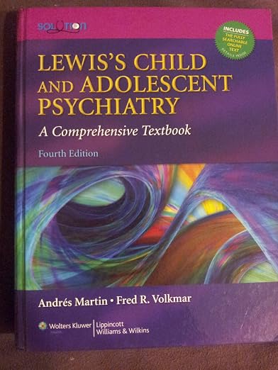 Lewis's child and adolescent psychiatry